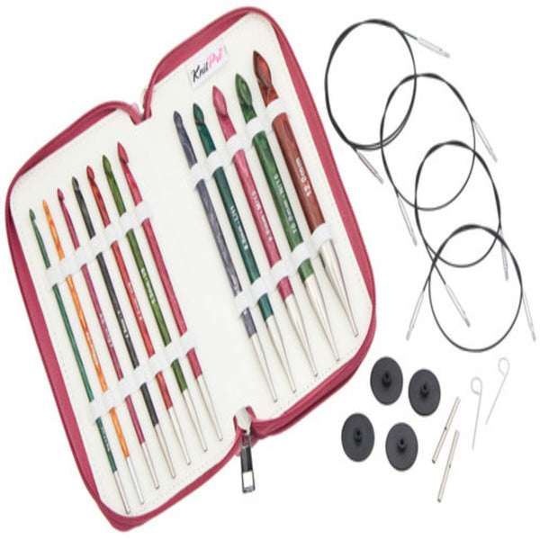 Knit Pro Dreamz Grande Tunisian Crochet Hook Set