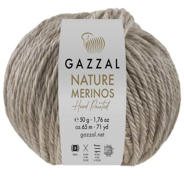 Gazzal Nature Merinos Hand Paint Aran