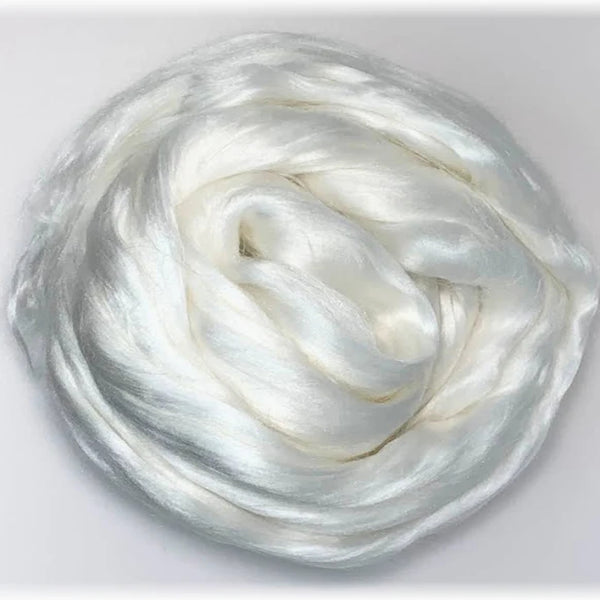 Bombyx (Mulberry) Silk/Bamboo Sliver