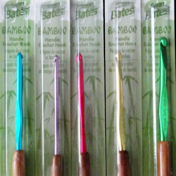 Susan Bates Crochet Hook Bamboo Handle