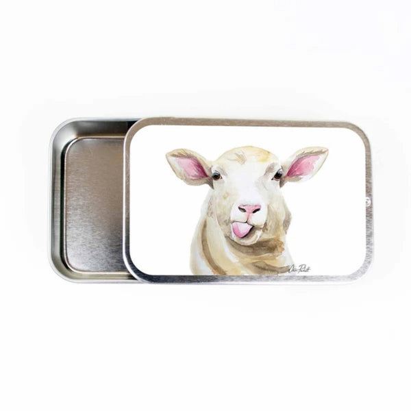 Twice Sheared Sheep Sassy Sheep Stitch Marker Storage Tin(large)