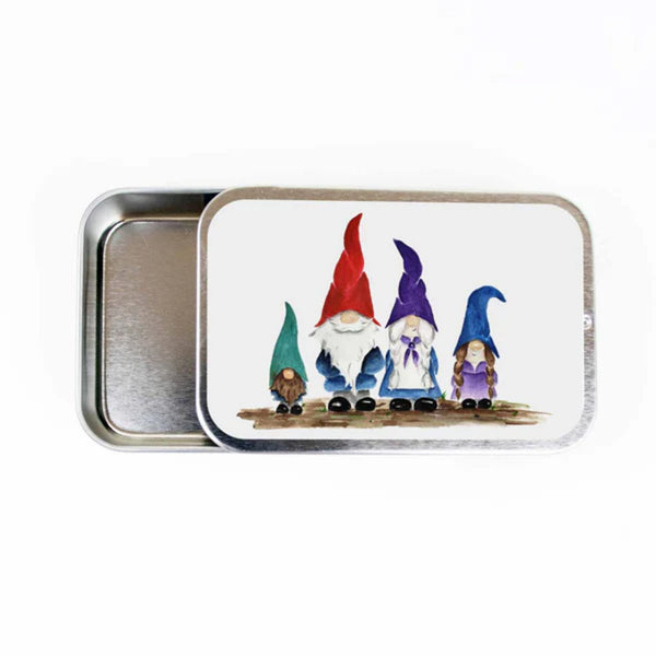 Twice Sheared Sheep Gnome Family Stitch Marker Tin