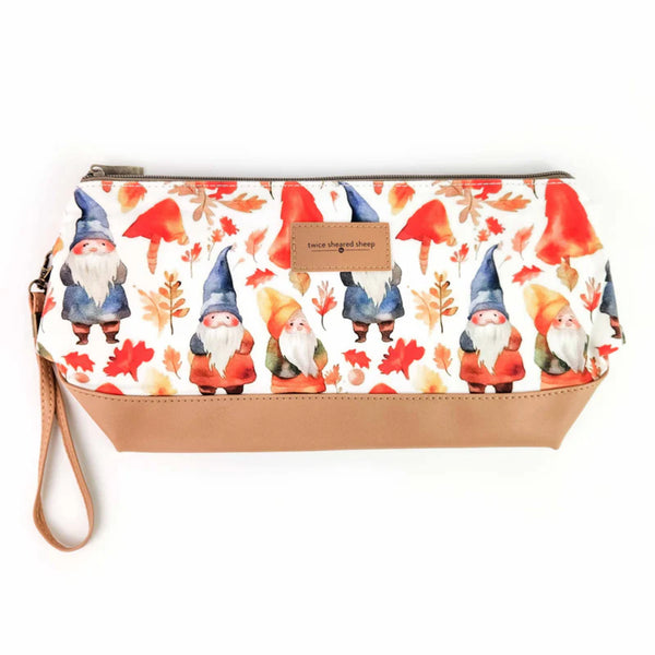 Twice Sheared Sheep Gnome Friends Trinity Bag medium zippered project bag