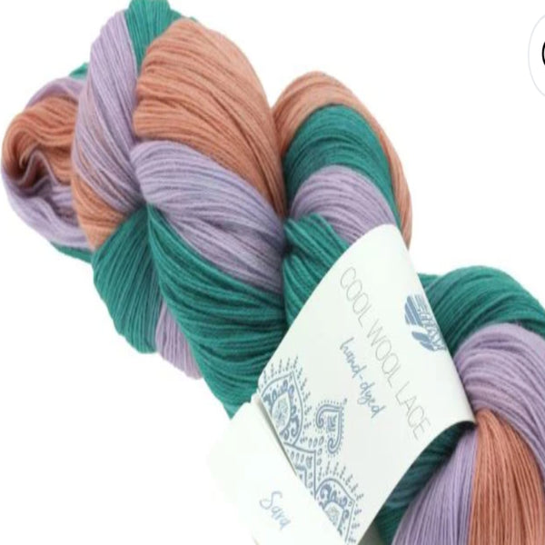 Lana Grossa Cool Wool Lace Hand Dyed