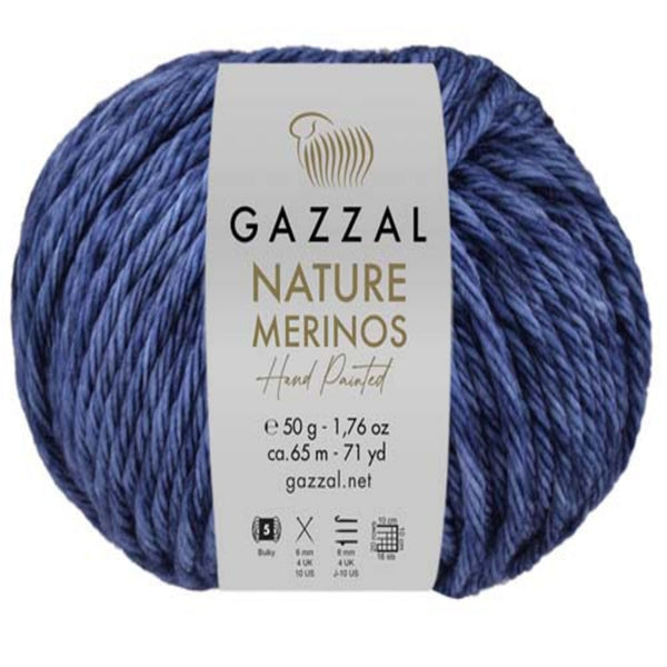 Gazzal Nature Merinos Hand Paint Aran