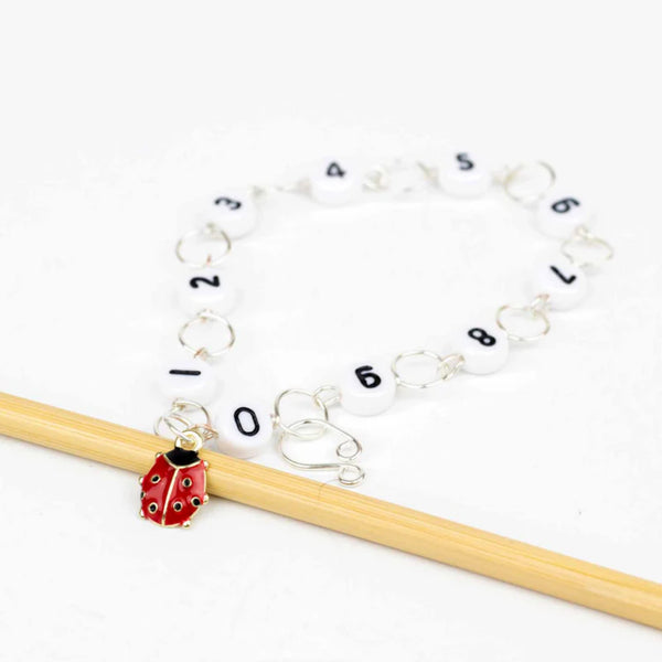 Twice Sheared Sheep, Ladybug Chain Row Counter (medium)