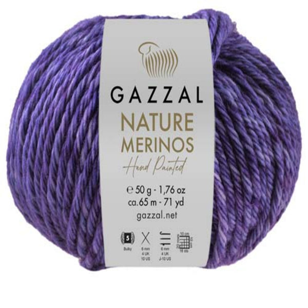 Gazzal Nature Merinos Hand Paint Aran