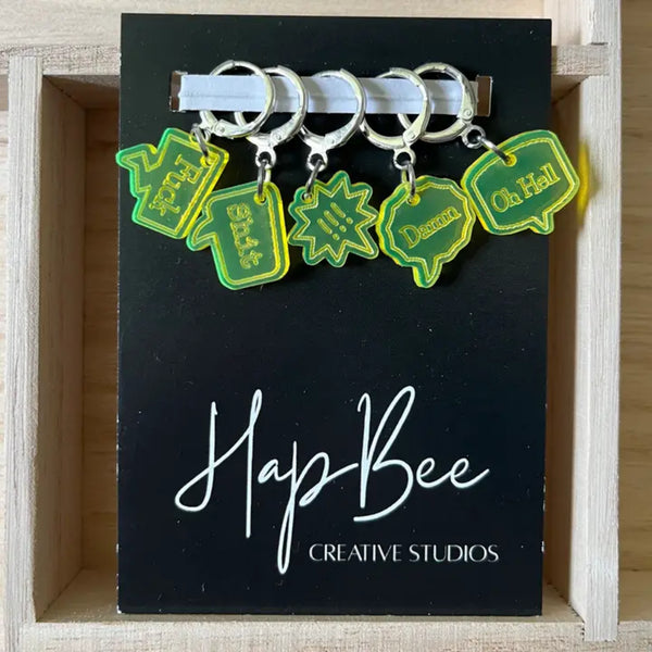 HapBee Stitch Marker Set