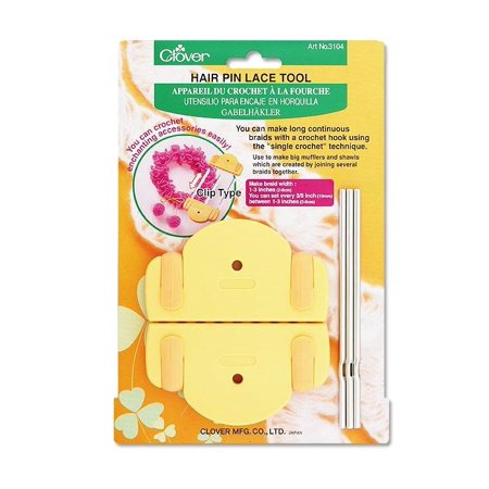Clover Hair Pin Lace Tool 3104 yellow