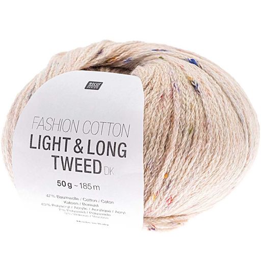 Rico Fashion Cotton Light and Long Tweed DK
