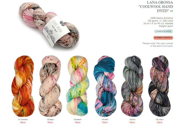 Lana Grossa CoolWool Hand dyed